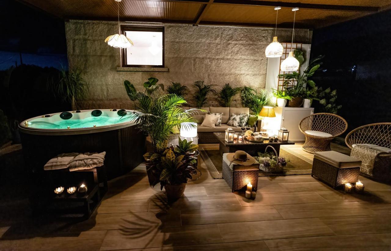 Вилла Casa Victoria Garden Con Jacuzzi Y Piscina Кальдас-де-Рейес Экстерьер фото